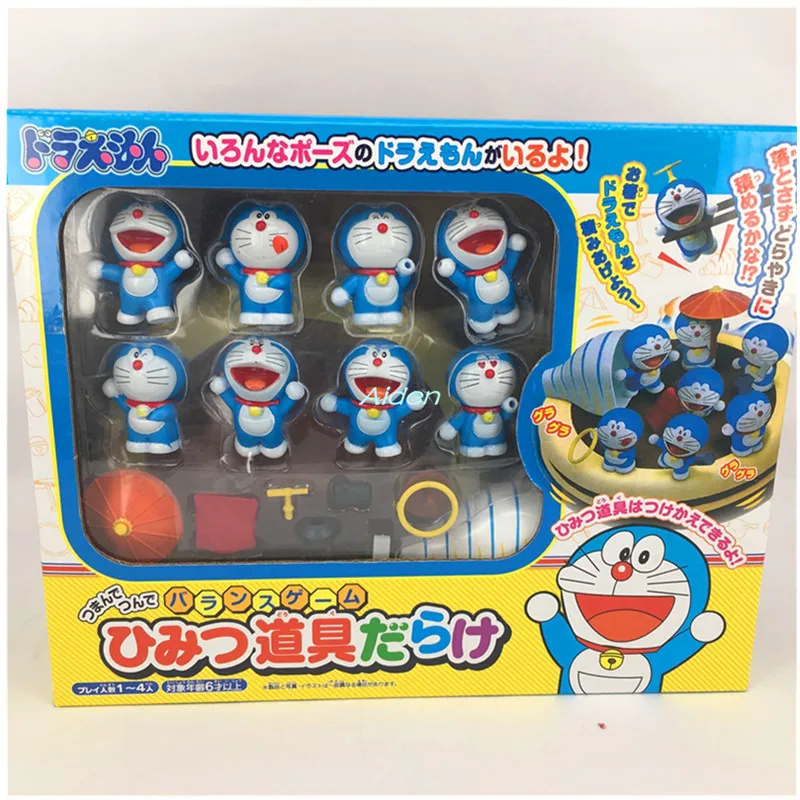 8 шт./компл. Doraemon Pokonyan Nobita Nobi Konta Takeshi креативный подарок на день рождения ПВХ экшн