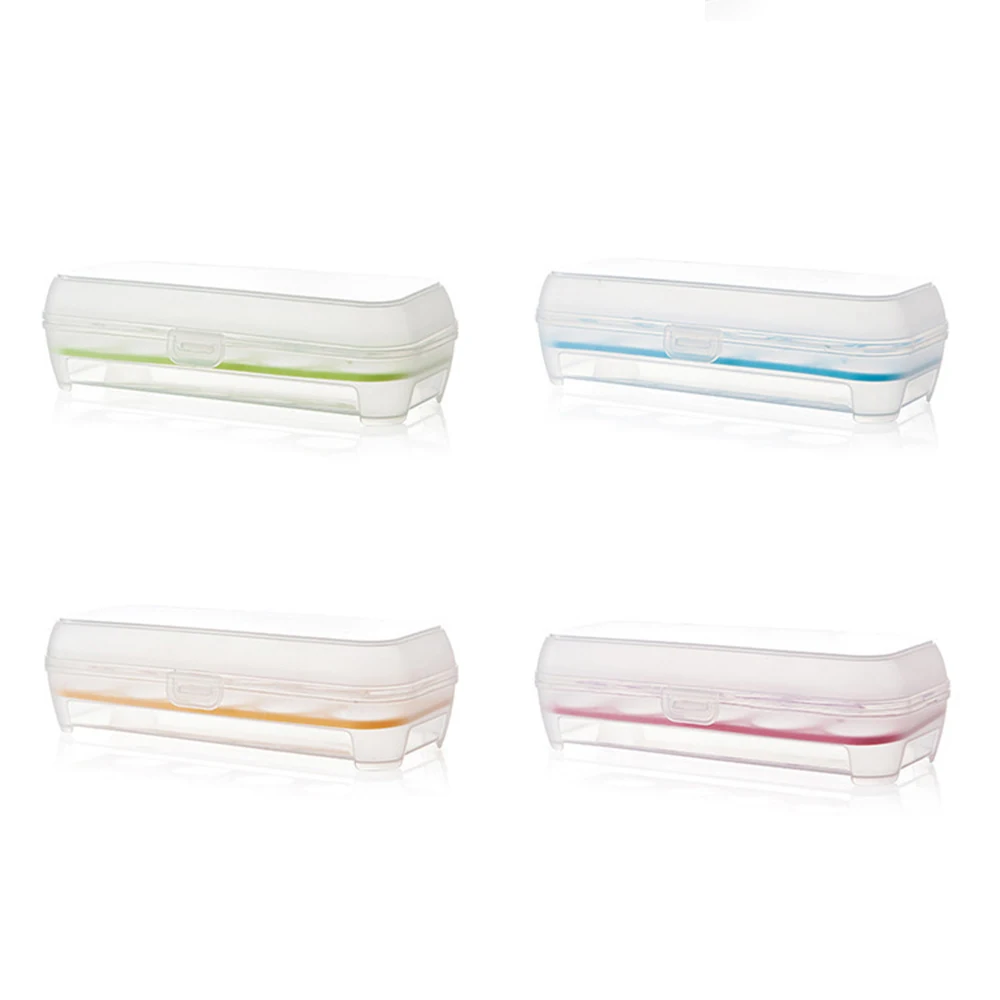 Kitchen Egg Storage Box 10 Grid Egg Box Food Container Organizer Boxes for Storage One Layer Multifunctional Egg Crisper
