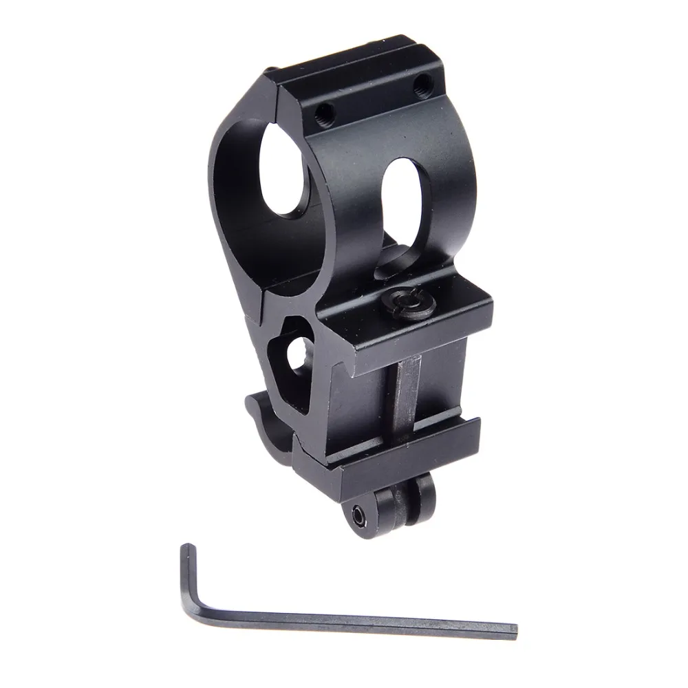 25mm Offset Picatinny Weaver Rail Bicycle Light Holder with QD Quick