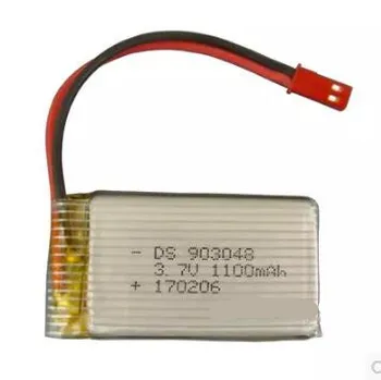 

free shipping 10pcs/lot 3.7v 1100mah polymer lithium battery li-po battery remote control for drone helicopter aircraft