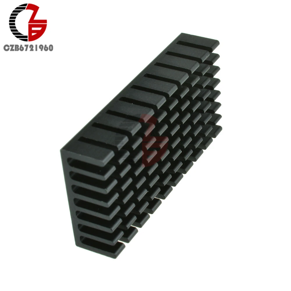 50x25x10mm Heatsink Cooling Radiator Heating Dissipation Cooler For PCB LM2596 2577 2587 Amplifer LED COB Light DIY