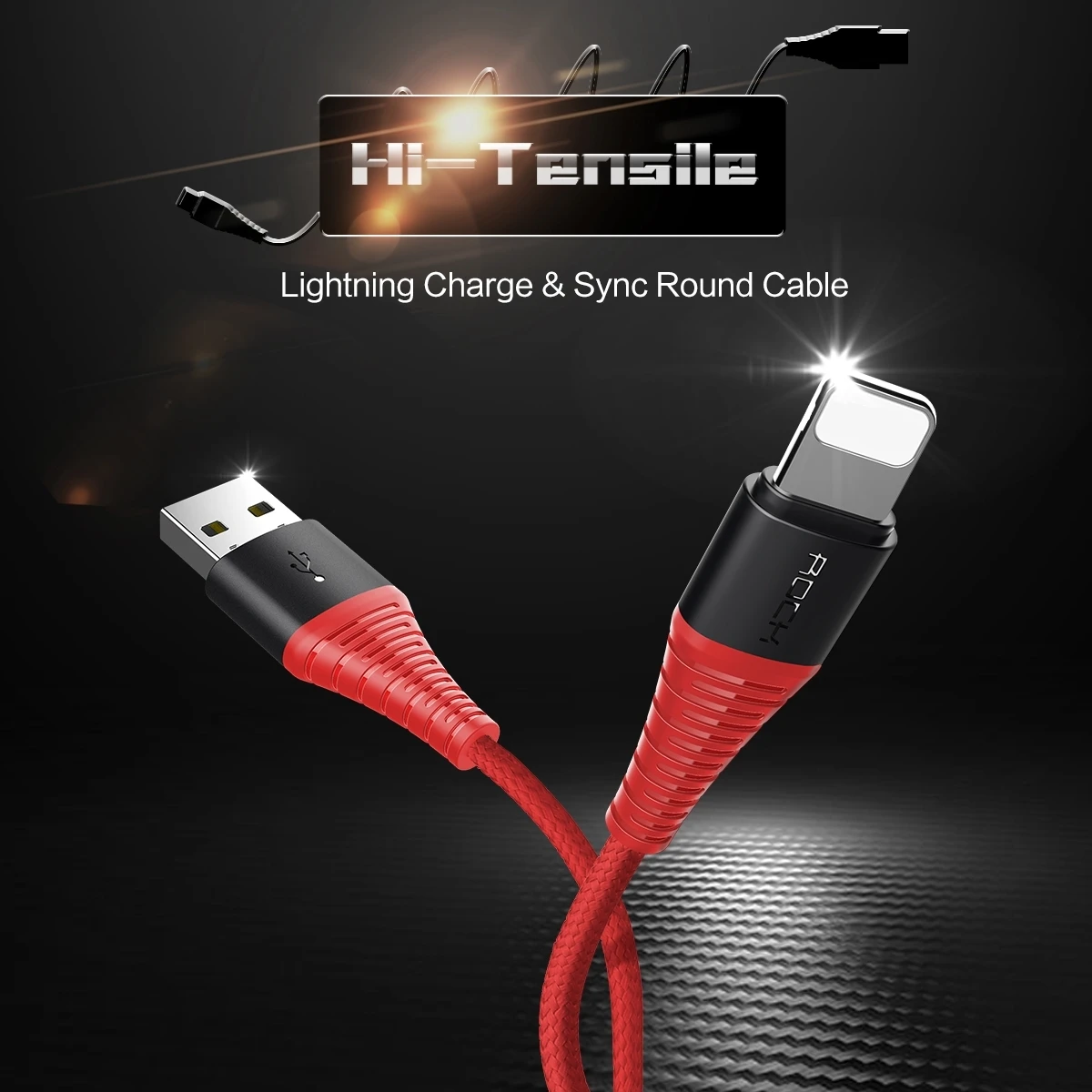 10 шт. высокопрочный usb-кабель для быстрой зарядки Micro USB 3A