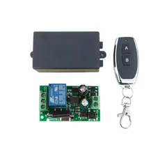QIACHIP 433Mhz Universal Wireless Remote Control Switch AC 85V 110V 220V 1CH Relay Receiver Module & RF 433 Mhz Remote Controls