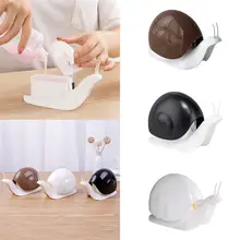 Portable Cartoon Shower Shampoo Dispensing Bottles Bathroom Accessories Snail Shape Liquid Soap Dispensers Press