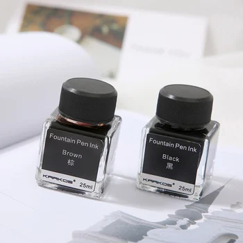 

25ml Colorful Bottle Fountain Pen Ink Novelty Non-carbon Ink For Fountain Pen Dip Pen School Office Supplies Stationery