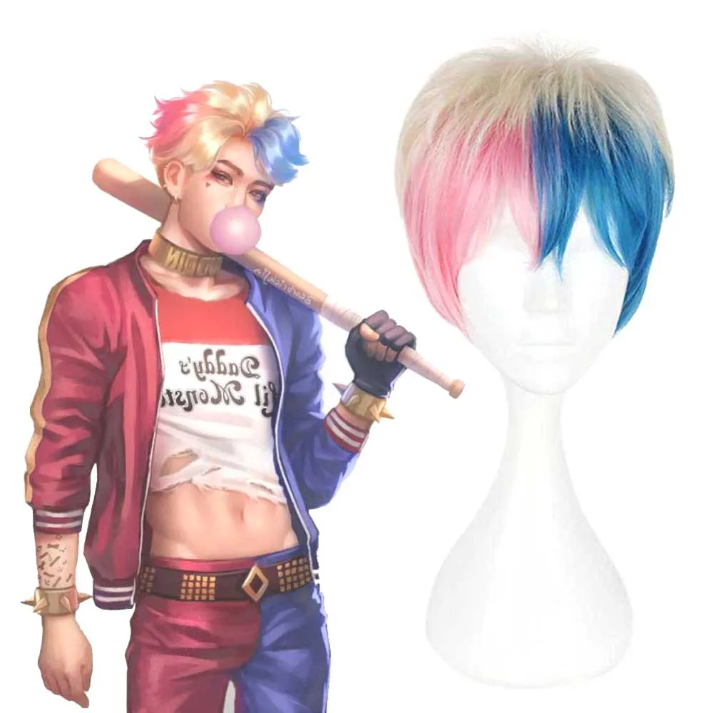 Male Harley Quinn Cosplay Suicide Squad Harleen Quinzel Gay Men