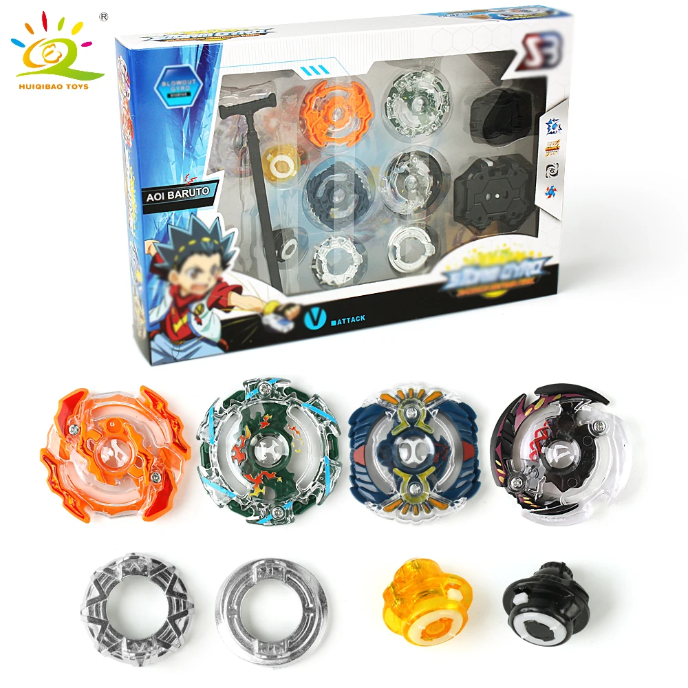 

Beyblade Metal Fusion Beyblades Spinning Tops Toy Set Bey blade Toy with Dual Launchers Hand Spinner Metal Top Toys For Children