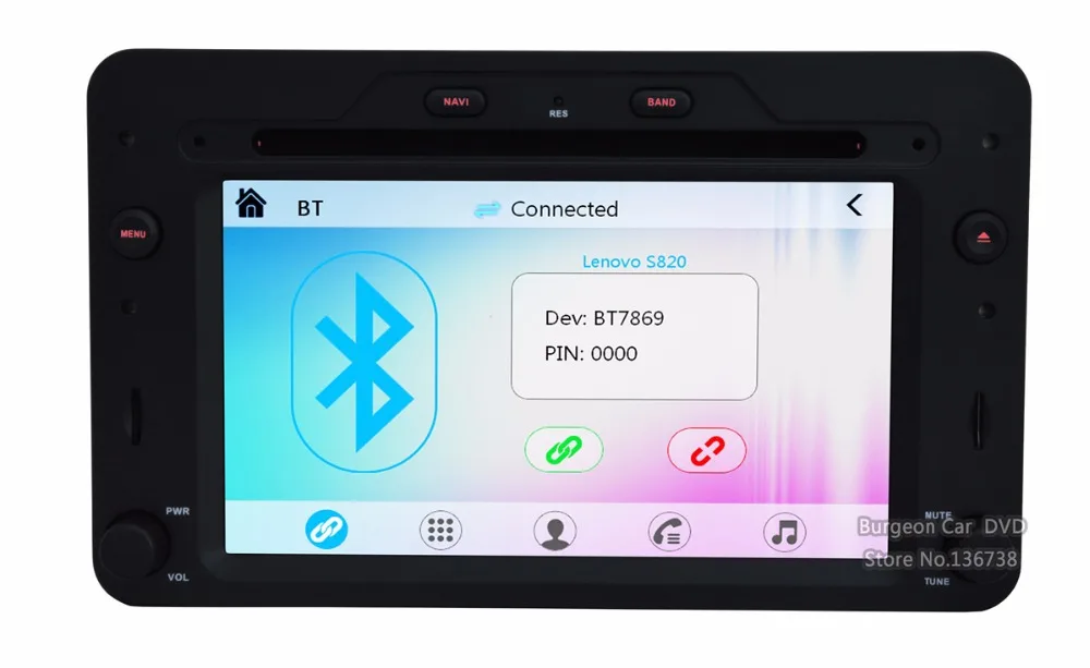 Excellent HD Touch Screen Car DVD Player For Alfa Romeo 159 Sportwagon Spider Brera Radio Ipod USB SD BT GPS Navigation MTK3360 800MHz CPU 2