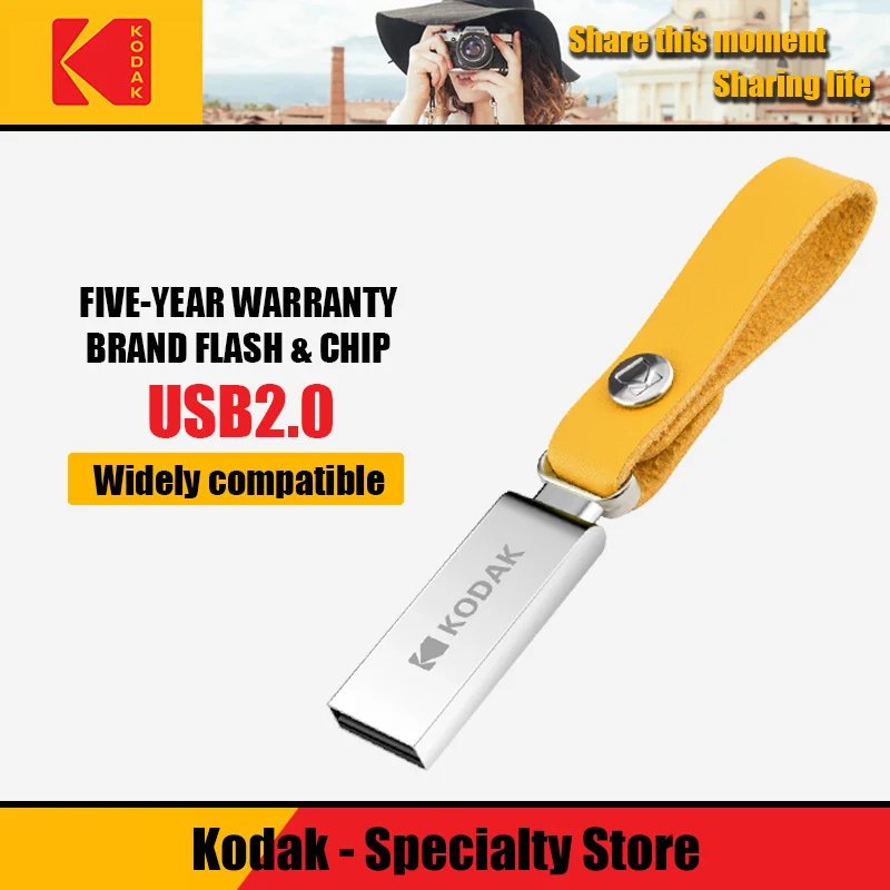 

Original Kodak Metal USB Flash Drive K122 flash Memory stick 16gb pen drive 32gb usb stick 64gb pendrive memoria usb