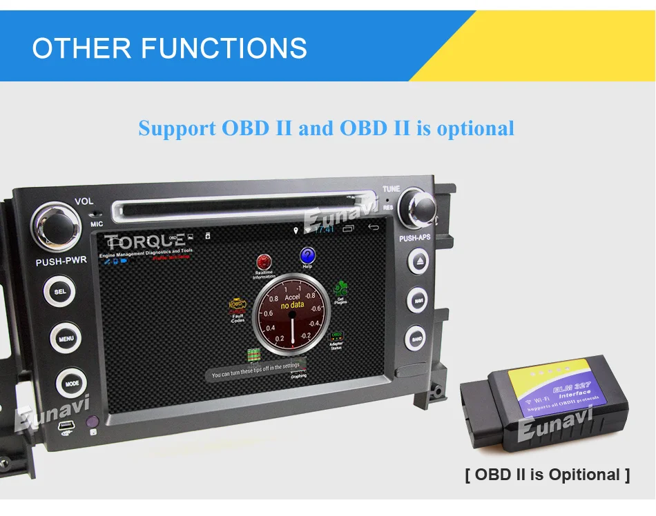 Excellent Eunavi 2 Din 7 inch tda7851 Android 8.1 Car Dvd Player For Suzuki Grand Vitara Radio Stereo GPS in dash car pc 1024*600 HD wifi 16