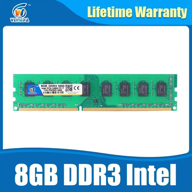 Brand New ram ddr3 32gb 4X8gb Dimm memoria ram For all Intel AMD ...