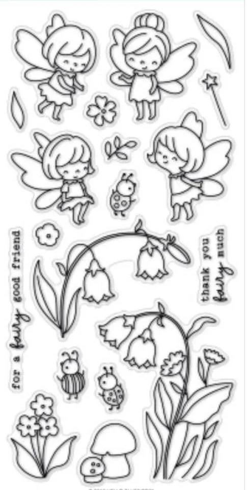 

fairy Transparent Clear Stamp for DIY scrapbooking/Card Making C423
