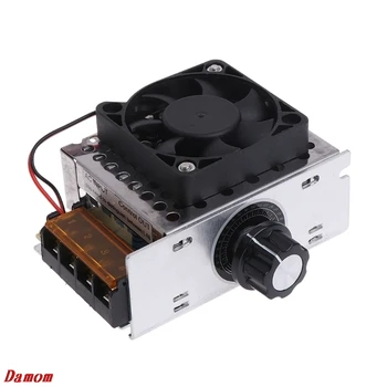 

AC 220V 4000W SCR Variable Voltage Regulator Motor Speed Control Controller Fan Damom