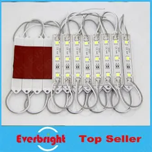 Выделите 100 шт. 5050 3 светодиодный модули желтый/зеленый/красный/синий/белый/теплый белый Водонепроницаемый IP68 DC12V обычной печатной платы