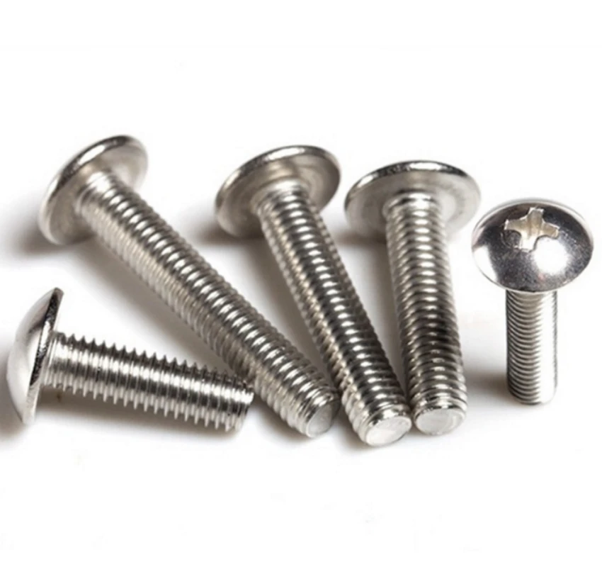 

304 M4M5M6 stainless steel cross large flat head Phillip Truss screw JISB1111T