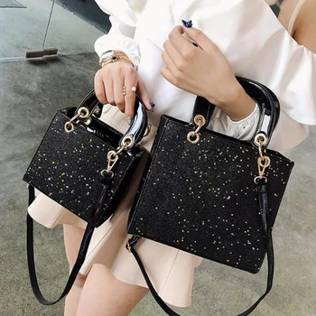 

Ladies Luxury Bags 2020 High Quality PU Leather Handbag Shoulder Crossbody Bags Evening Casual Tote Bags For Women l8-412