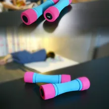 1 шт. 1 кг внешний слой матовая губка чугунная Женская гантель оборудование для фитнеса портативные упражнения путешествия на открытом воздухе гантели