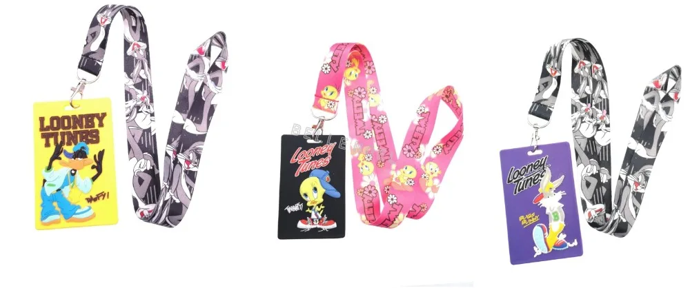 

1 Pcs Cartoon tweety Neck Straps Lanyards Mobile Phone,ID Card,Key Condole belt Mixed L1203