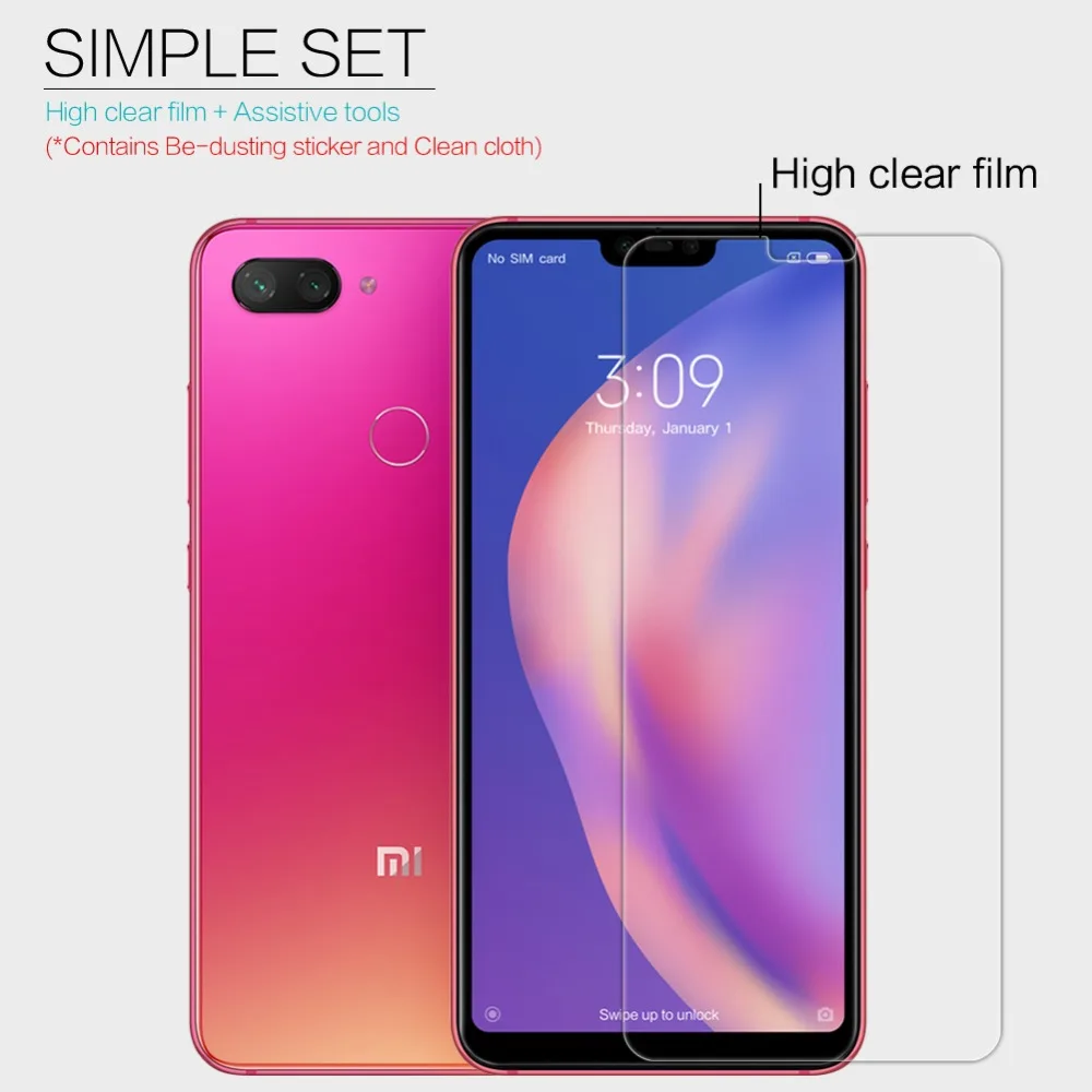 

Screen protectors For Xiaomi Mi8 Lite NILLKIN Super Clear Lcd Protective Film & Matte Screen Protection for Xiaomi Mi 8 Lite