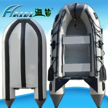 Hai Di Boat 0.9MM Ancheer 0.9 mm PVC Inflatable Boat 3.0 m*1.45 m 3-4 person Heavy-duty Sport Fishing Rescue Dinghy Boat Yacht T 3 person pvc inflatables boat professional fishing rowing boat inflatable laminated wear resistant boat rubber with oars pumps