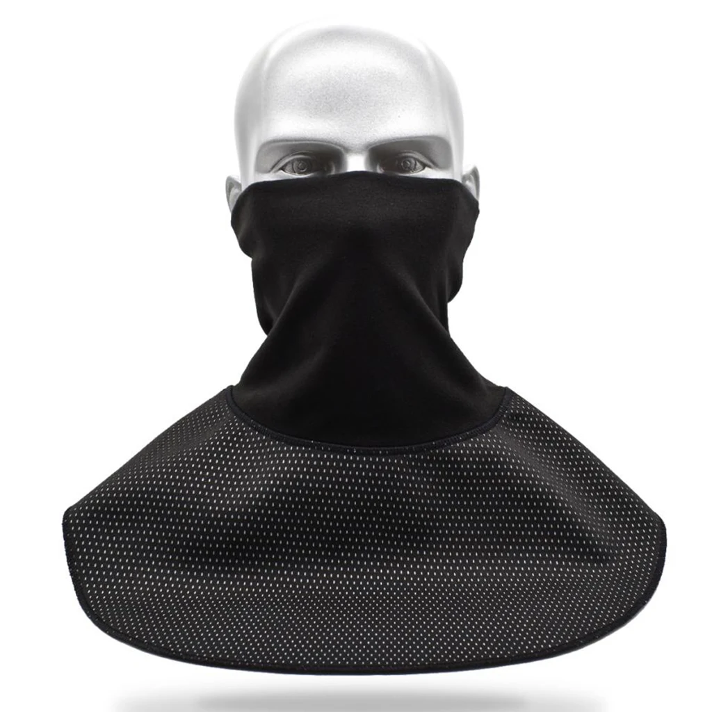 Windproof Bike Motorbike Neck Warmer Scarf Chest Shoulder Wrap Balaclava Under-helmet Lining Neck Wind Protector