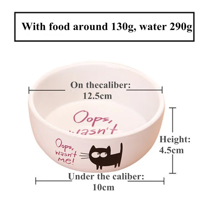 Милый питомец собака кошка кормушка керамическая Нескользящая миска дозатор для воды для щенка котенок миски для кормления Кошки мультфильм контейнер для еды - Цвет: letter rose red
