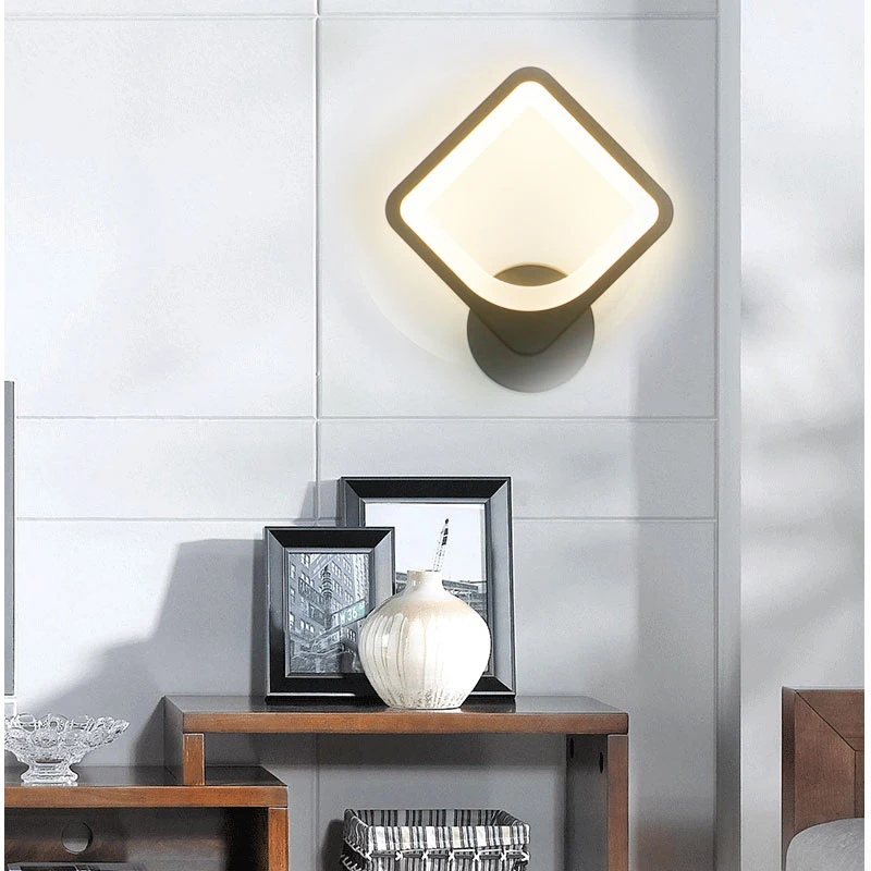  New 18W 36 LED Wall light Butterfly Leaf Shape rail project Square LED wall lamp bedroom wall lamps - 33019741727