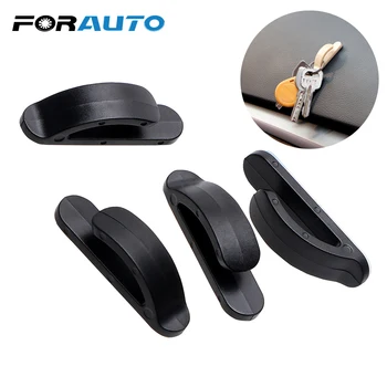 

FORAUTO 4Pcs/set Car Hook Clip Plastic Clips Fasteners for Bag Keys Purse Grocery Car Organizer Car-styling Auto Hanger Holder