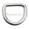 10 PCS 5mm/4mm Diameter Forged AISI 316 Stainless Steel Welded D Ring Boat Hardware Rigging Kayak Boat Accessories Marine Surf ► Photo 3/4