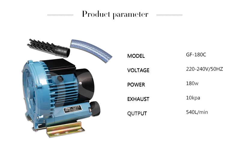 180 Вт 540л/мин RESUN воздуходувка высокого давления Электрический Турбо воздуходувка аквариум морепродукты воздушный компрессор Koi Пруд воздушный аэратор насос