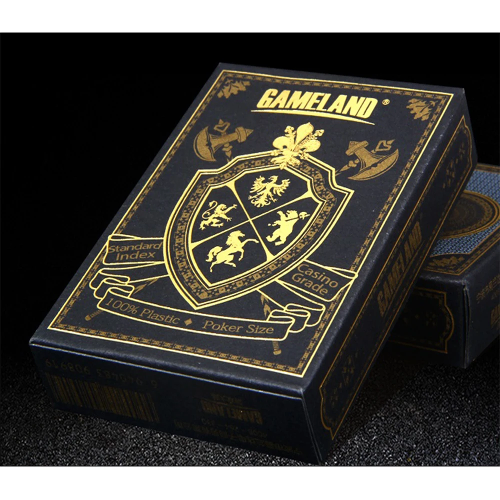 2 шт./компл. Bronzing Poker Cards профессиональные игровые карты для Baccarat Техасский Холдем