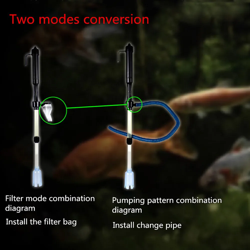 Батарея гравий пылесос аквариумный аквариум для очистки сифона фильтр для воды очиститель сифонного фильтра Инструменты для аквариума