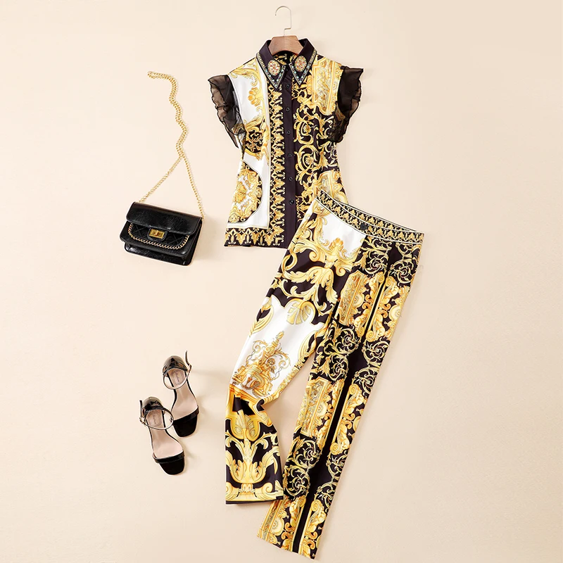 

BH05803 Fashion women's Sets 2019 Runway Luxury famous Brand European Design party style women's Clothing