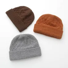 Высокое качество головные уборы Skullies шапки бини шапки унисекс вязаный берет на открытом воздухе мягкие модные утепленные теплые, зимние, шерстяные купол пара шапки
