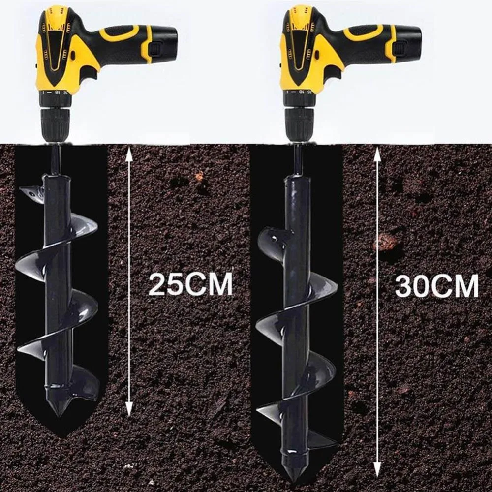 Садовый Бур, спиральное сверло, ручное сверло, электрическое сверло, наземное сверло, орошающее посадочное сверло, сверло, копает отверстие для колбы