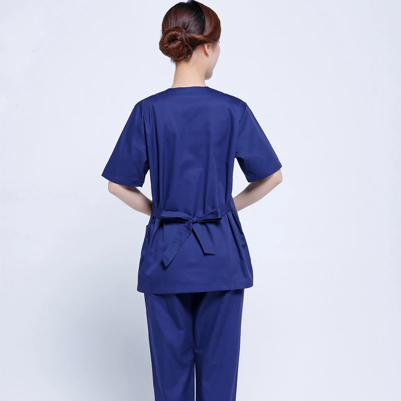 Для женщин Slim Fit больница форму медицинской скраб наборы лабораторный халат медицинские халаты врачи одежда для медсестер Единая салон Clinic
