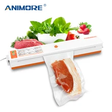 ANIMORE бытовой Вакуумный пищевой упаковщик US-110V/EU-220V упаковочная машина пленка упаковщик вакуумный упаковщик в том числе 10 шт мешки VFS-02C
