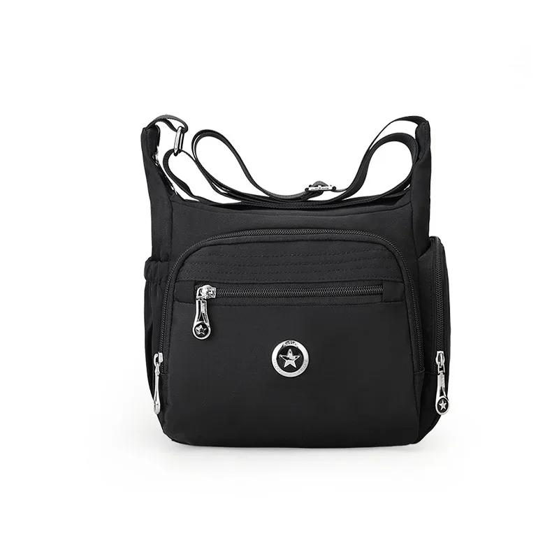 

Women Crossbosy bags waterproof Vintage casual bag nylon messenger bag light travel shoulder bag for Girls Ladies Mummy Package