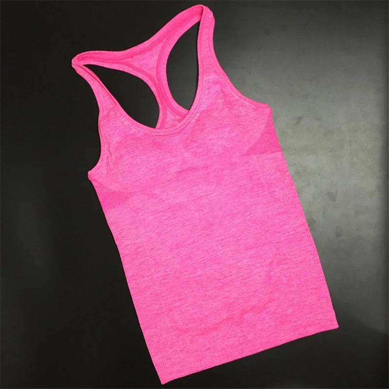 Hot Women Tank Tops Quick Dry Yoga Shirts Workout Gym Fitness Sport Sleeveless Vest for Running Training Outdoor