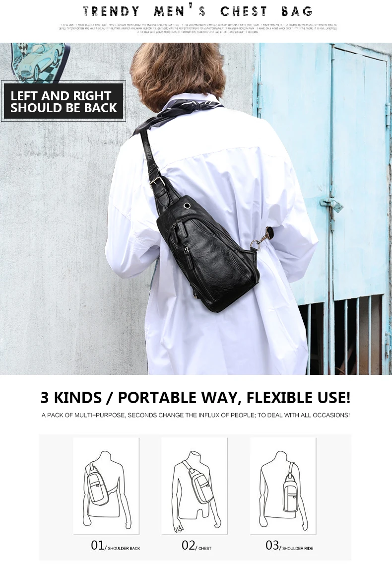 Men Messenger Chest Bag (4)