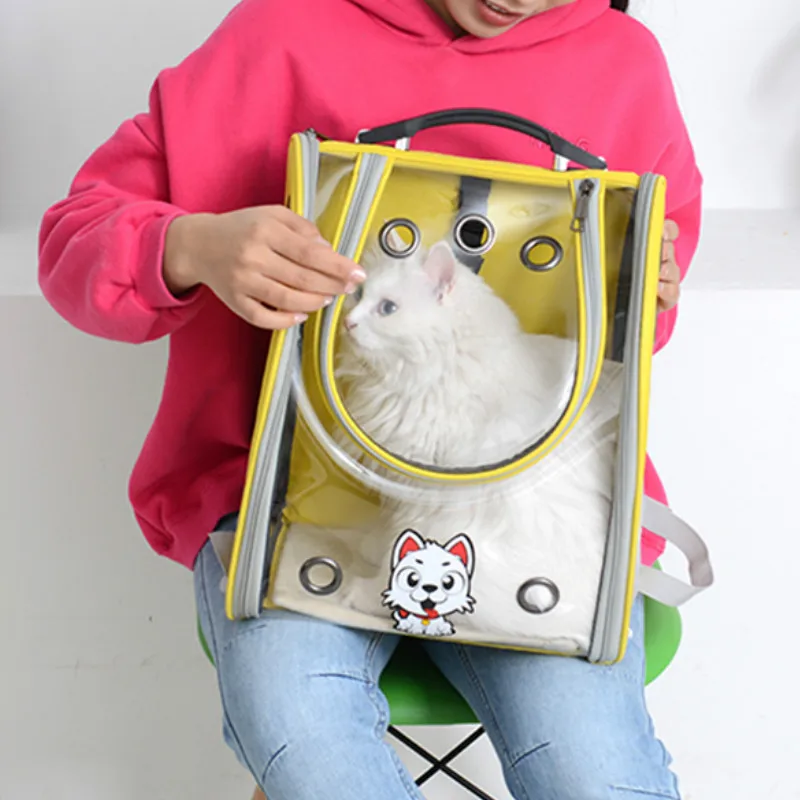 Рюкзак для собак, кошек, щенков, дорожная сумка, рюкзак капсулы, дышащий