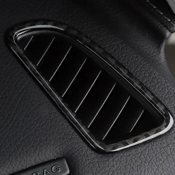 

Carbon Fiber Left-hand Drive Dashboard Air Conditioner Vent Outlet Frame Stickers For Mercedes Benz C Class W205 C180 C200 GLC