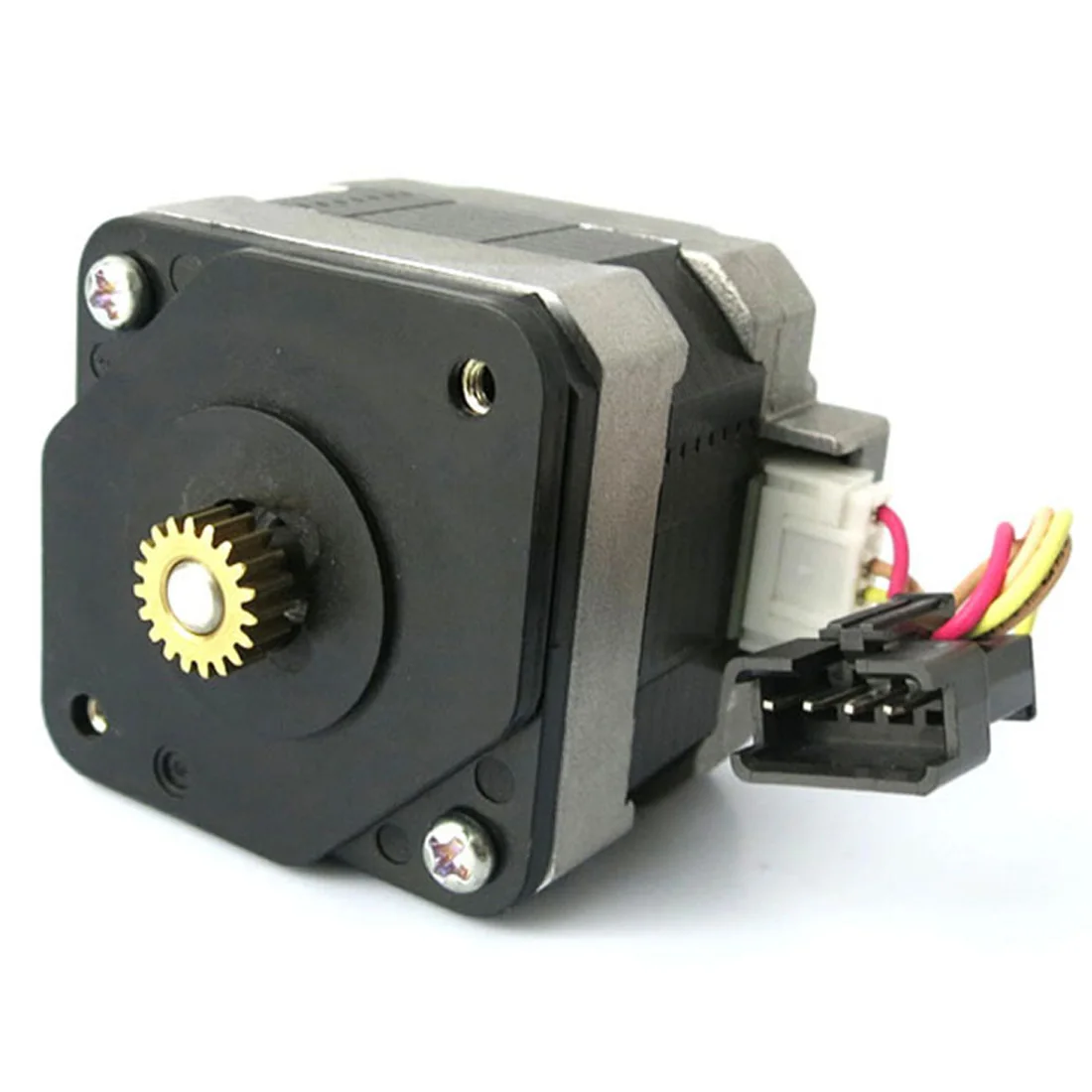 

Hot 12V Metal Micro Gear Stepper Motor and Four Wire Two Phase Stepper Angle 0.5 Modulus 42mm 1.8 Stepping Angle