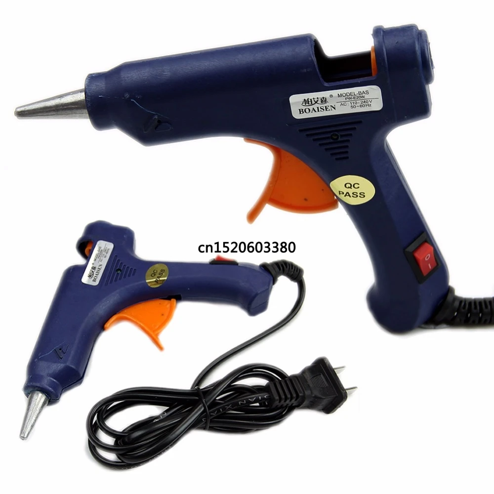 

Free_on New Professional Mini Electric Heating Melt Glue Gun 20W US Plug With LED Indicator