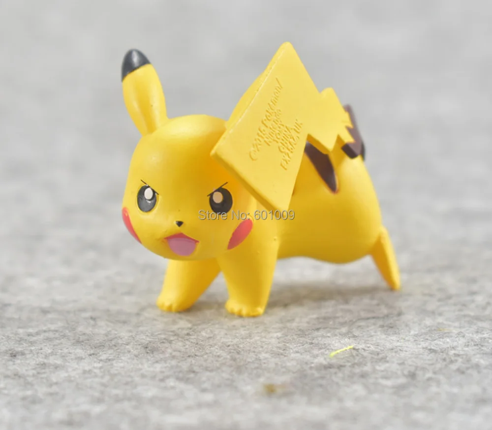 10/лот Pika Vulpix Alakazam Bulbasaur Squirtle Fennekin Rockruff Cubone Chespin Froakie 3 4 см ПВХ фигурки в