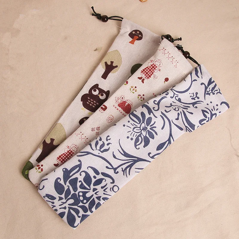 Straw Carrying Case 2 Pack Travel Silverware Case for Stainless Steel Straws...