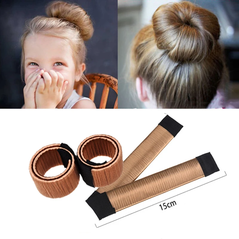 MISM-5-9-inch-15CM-Girls-Wig-Hair-Curls-Accessories-Bud-Ball-Hair-Band-French-Periwig