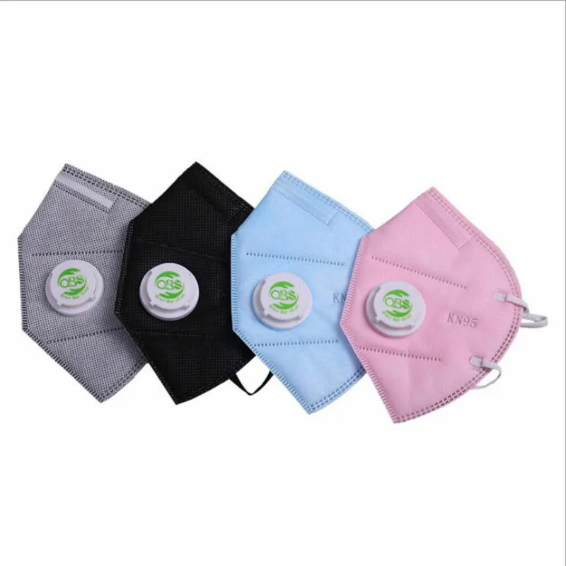 

Folded Activated Carbon Anti Haze PM2.5 Mask Non-woven Disposable Mask Breathing valve Dust mask filter respirator mouth mask
