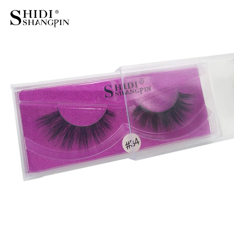 

SHIDISHANGPIN 1 Pair False Eyelashes Hand Made 3D Mink Lashes Makeup Soft Natural Eyelash Extension Fake Eye Lashes Mink Lashes