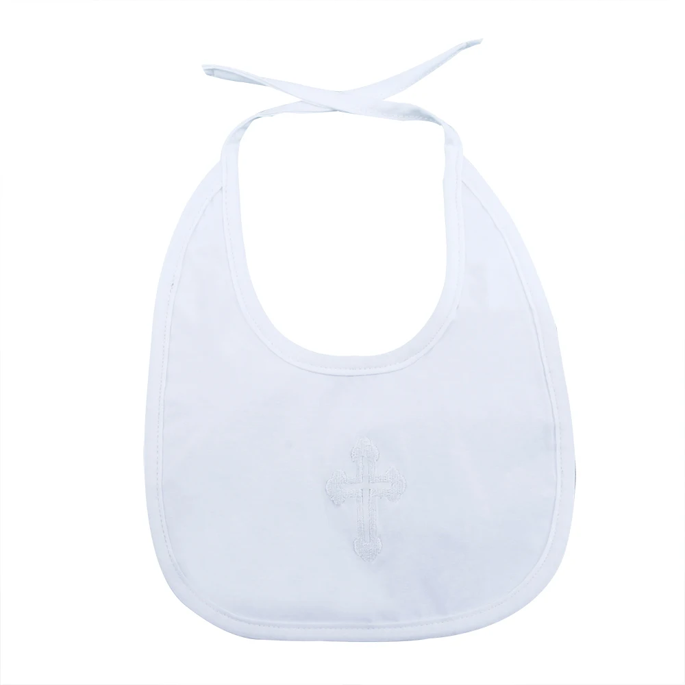4 Style White Infant Baby Bibs Washable Adjustable Baby Boy Girl Bibs